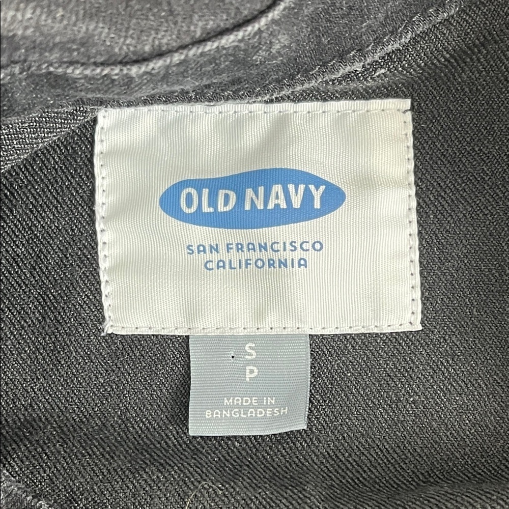 Old Navy Black Denim Jacket – Classic Fit – Size Small - Picture 6 of 7